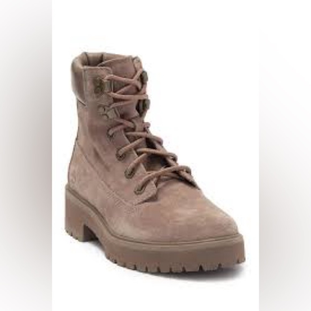 Timberland Carnaby Cool tan suede lace up boots size 9